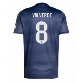 Pánské fotbalový oblečení Real Madrid Federico Valverde #8 Venkovní košile 2025-26 Krátkým Rukávem